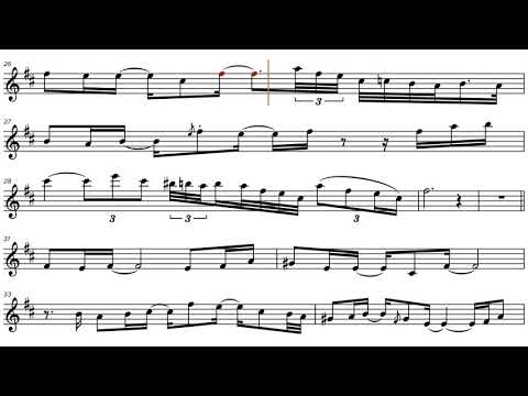 Kenny G - SONGBIRD, Bb-Instruments Play along