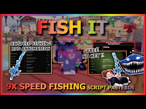 FISH IT Script Pastebin 2026 AUTO FARM, 9X SPEED FISHING, INSTANT FISHING, DIAMOND ROD (NO KEY) 💎🐟