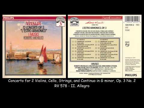 Vivaldi - L'estro Armonico - 12 Concertos Op. 3 - I Musici - Roberto Michelucci - 1962