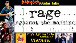 Vietnow - Rage Against The Machine - Guitar + Bass TABS Lesson 