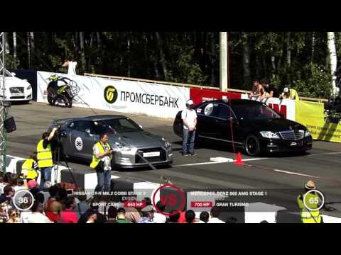 Mercedes S 65 AMG vs Bentley Continental GT V8 vs Nissan GT-R