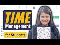 How To Make The Best Time Table Time Management For Students