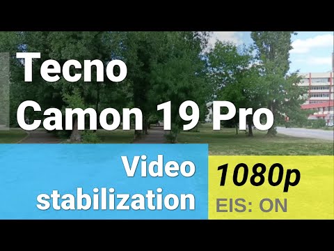FullHD 1080p 30fps stabilization test (main camera) - Tecno Camon 19 Pro