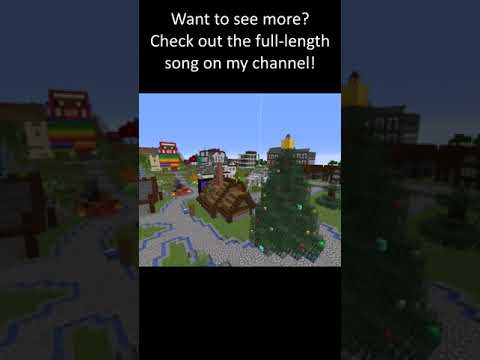 MomaKekz - Minecraft Secret Santa Hut Timelapse (Song Parody) #Shorts