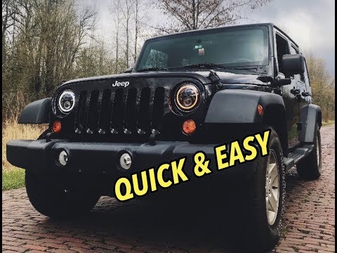 How to Wire Jeep Wrangler Halo Headlights