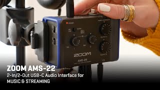 Video thumbnail for Zoom AMS 24 Audio Interface for Music & Streaming by Sound Service GmbH