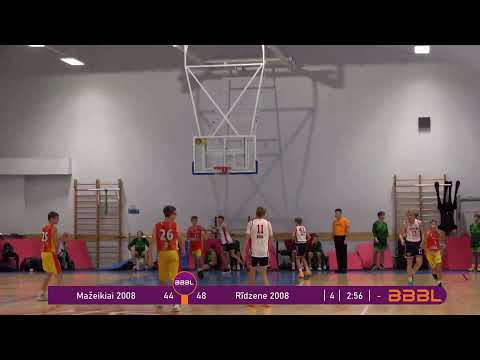 BBBL U15 / Rīdzene 2008 - Mažeikiai 2008 /