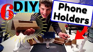 Different Kinds of DIY Phone Stands!