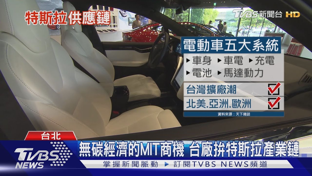 特斯拉產業鏈在台灣! 電動車從裡到外都有MIT