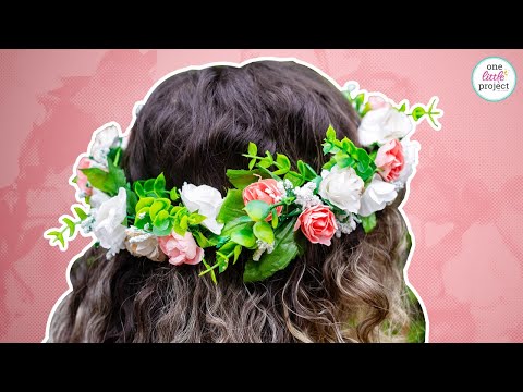 How to Make a Flower Crown | DIY Flower Crowns