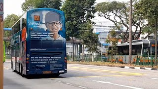 (Stellst Advertisement) SBS3183L(SEDEP 70) On Service 851 At Yishun Avenue 2