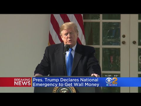 President Trump Declares National Emergency To Fund Border Wall