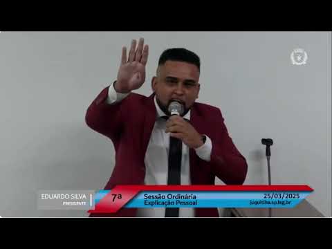 VEREADOR PRESIDENTE EDUARDO DETONA EX PREFEITO AYRES SCORSATTO NA TRIBUNA DA 7ª SESSÃO ORDINÁRIA