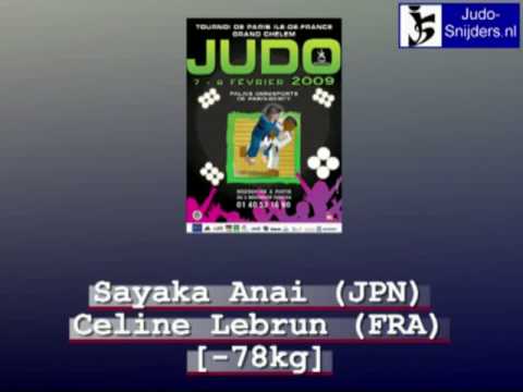 Judo 2009 Paris: Anai (JPN) - Lebrun (FRA) [-78kg].