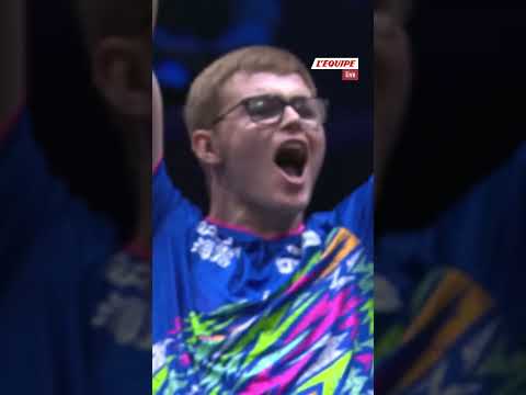 🇫🇷🏓 Alexis Lebrun fait tomber Lin Shidong en cinq sets ! #tennisdetable #wtt #shorts