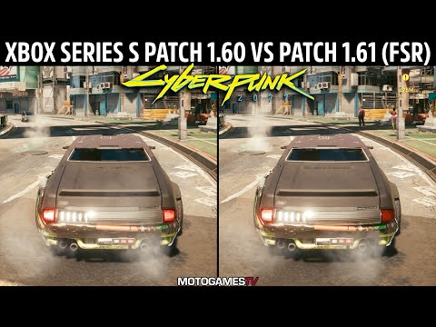 Cyberpunk 2077 Patch 1.6 vs Patch 1.61 | Xbox Series S Graphics Comparison