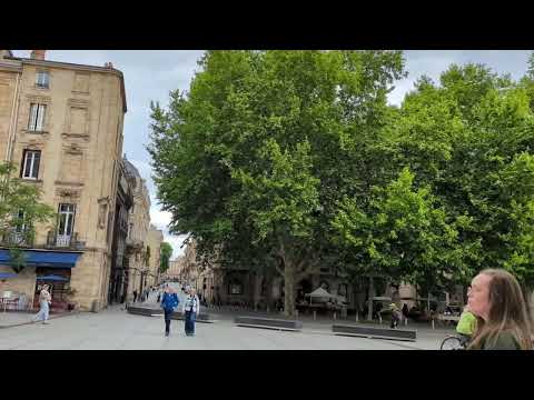 Palais Rohan (Hôtel de Ville) and Place Pey Berland in Bordeaux, France