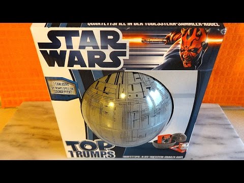 Top Trumps Exclusive Star Wars Death Star Collectors Tin with TIE Fighter Sound & Cards Game