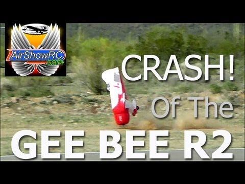 GEE BEE R2 CRASH on takeoff!