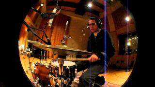 Drum set sound at DB studios before recording
