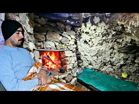 Surviving Extreme Winter Cold – Building a Stone Fireplace & Mountain Shelter