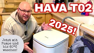 HAVA T02 Waschmaschine 2025 jetzt mit Pumpe und Heizfunktion Mini Single Toploader bis 3 KG
