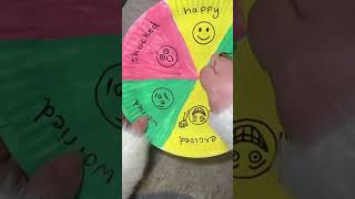 Feelings Wheel!  #communicationskills #funcrafts #craftideas #artideasforkids #artforkids