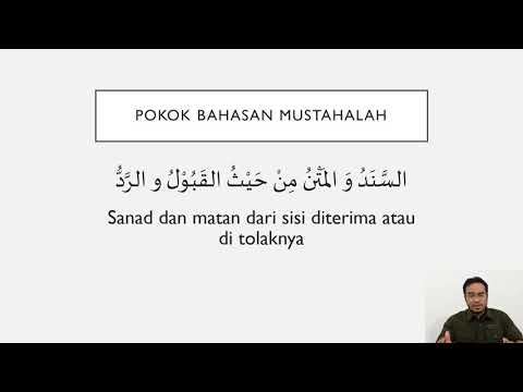 Pengantar Musthalah Hadits | Materi Kelas VII | Ust. Rasyiddin Siregar, S.Pd.I