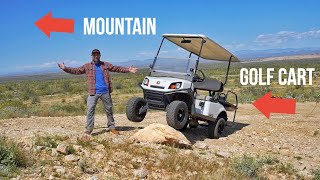 I CLIMBED A MOUNTAIN IN A GOLF CART POWERED BY ROYPOW 48V LITHIUM BATTERY | IT WAS AWESOME