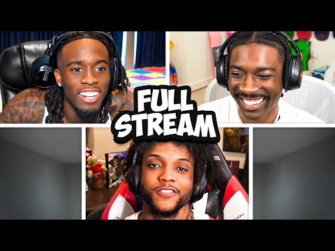 Kai Cenat & BruceDropEmOff & YourRAGE RETURN For Boys Night.. (Full Stream)