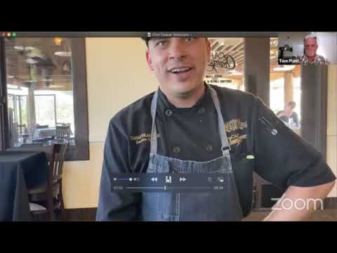 WINEormous Tastes com o Chef Ceasar Solarzano do Thornton Winery's Café Champagne