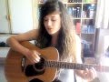 Девушка поет под гитару (eminem feat rihanna) 