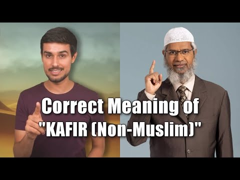 Correct Meaning of "KAFIR (Non-Muslim)" ? | Clarification to Dhruv Rathee by Dr. Zakir Naik