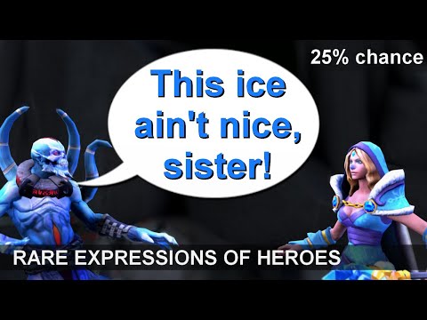 LICH. RARE EXPRESSIONS OF DOTA 2 HEROES