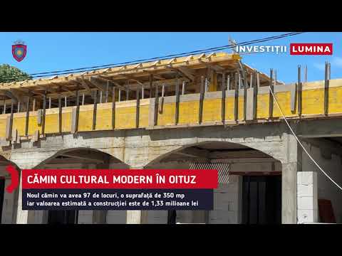 Construire cămin cultural în satul Oituz