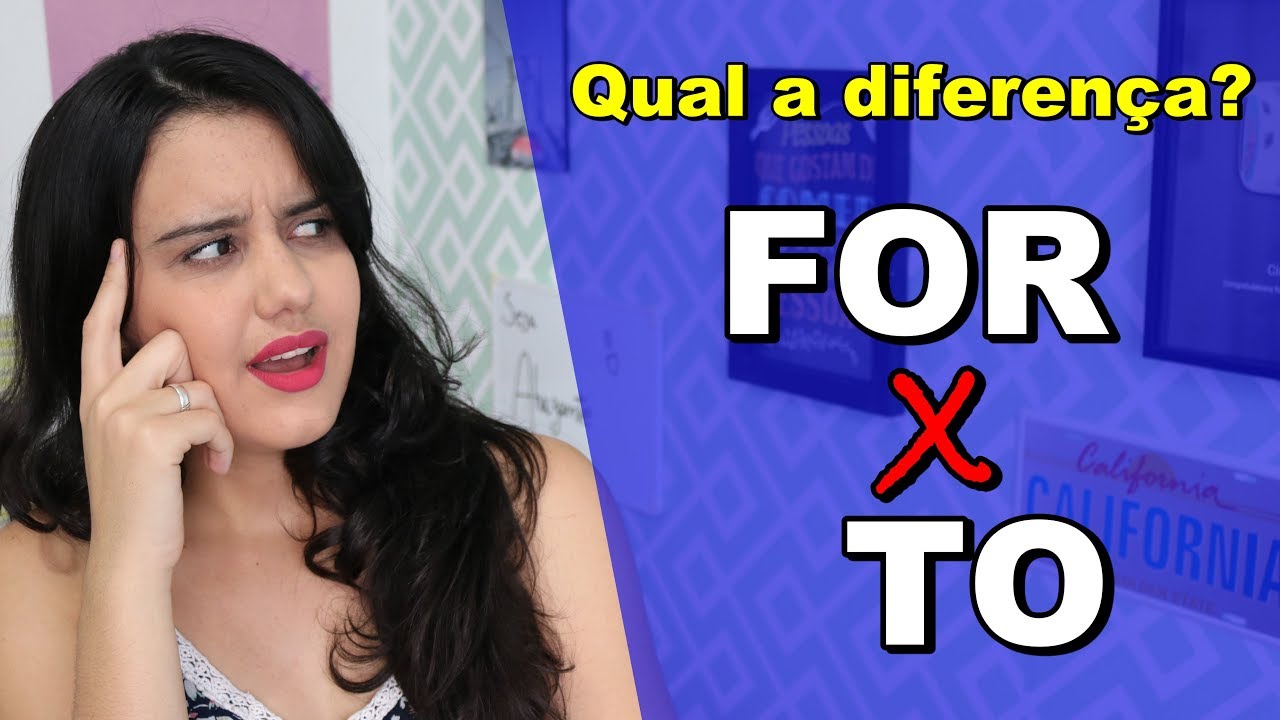FOR x TO - Qual a diferença? Dica de Inglês