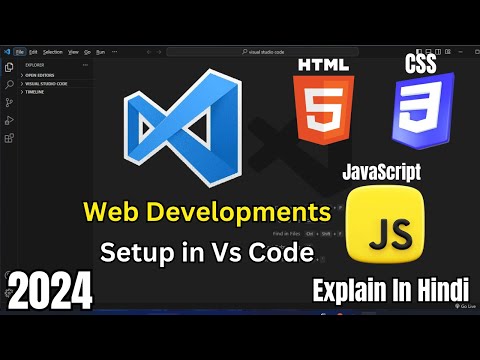 Visual Studio Code setup for HTML CSS and JavaScript | VS Code setup ...