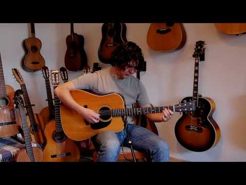 Martin D-28 1955 - killer vintage dreadnought guitar - huge, bold and crisp sound - a real cannon + check video! image 17