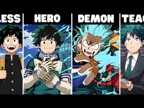 Alle 15 Formen von Deku in My Hero Academia erklärt!