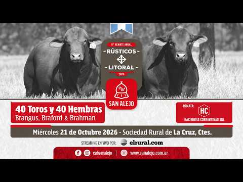 Rústicos del Litoral 2026 | 9.º Remate Anual de Cabaña San Alejo