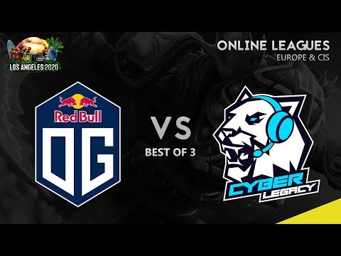 OG vs Cyber Legacy Game 1 | ESL One Los Angeles 2020: EU & CIS