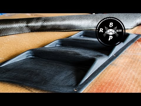 MAKING REAL CARBON FIBER HOOD VENTS!!