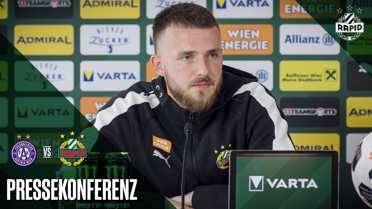 Pressekonferenz vor dem 349. Wiener Derby