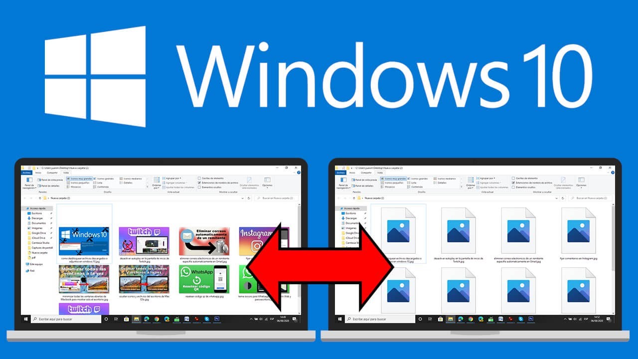 ¿Cómo deshabilitar la vista previa en miniatura en Windows 10?