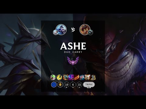 Ashe ADC vs Ziggs - EUW Master Patch 12.7