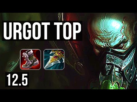 URGOT vs LUCIAN (TOP) | Rank 2 Urgot, 600+ games, 7/1/0, 1.1M mastery | NA Challenger | 12.5