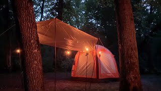 Camping in a Huge Inflatable Tent