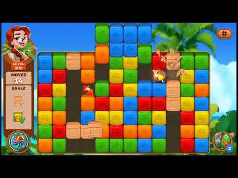 Lost Island Blast Adventure Level 302 - NO BOOSTERS 🏝️ | SKILLGAMING ✔️