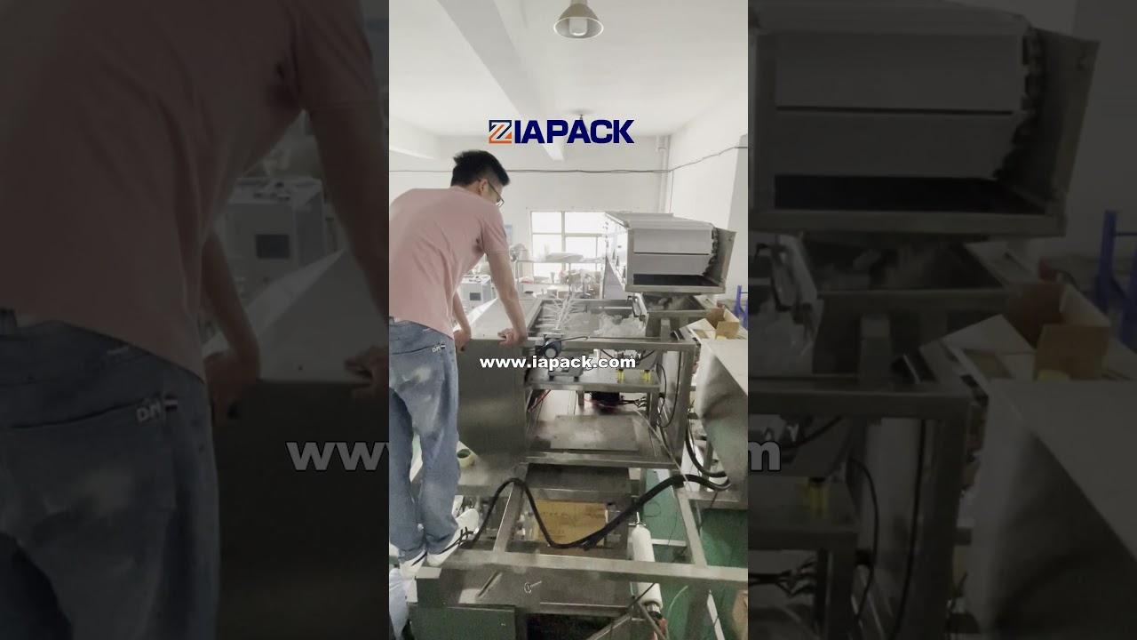 Iapack-automatic plastic jars counting and packing machine