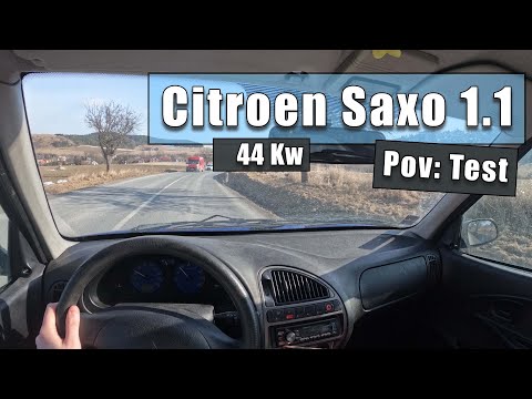 Citroen Saxo 1.1 Review POV Test Drive